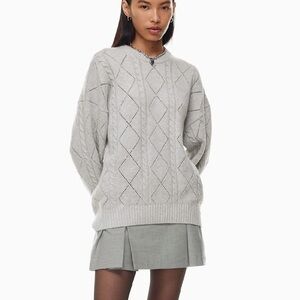 Sunday Best Light Gray Peggy Sweater